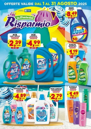 Volantino La Fonte del Risparmio