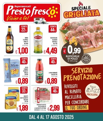 Presto Fresco - Vicino a te!