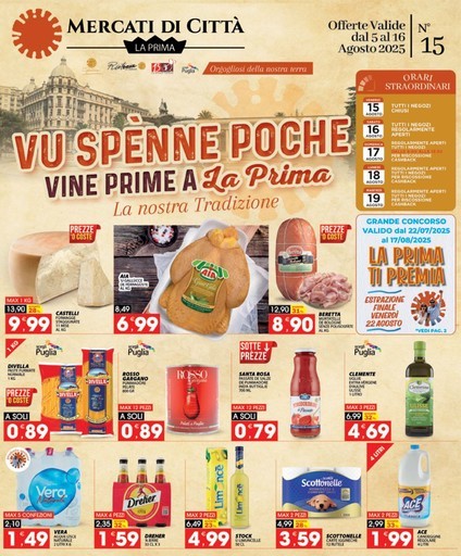 Volantino La Prima