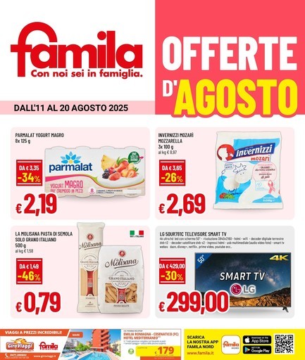 Famila - Offerte d'agosto