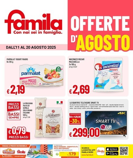 Famila - Offerte d'Agosto