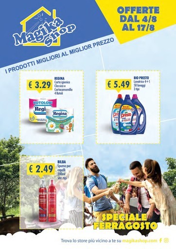 Magika Shop - Offerte dal 4/ 8 al 17/8