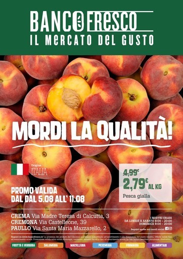 Volantino Banco Fresco