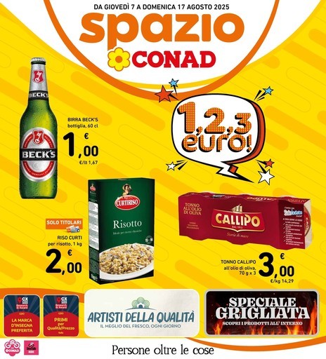 Spazio Conad - 1, 2, 3€