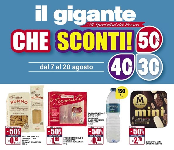 Volantino Il gigante