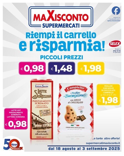 Maxisconto Supermercati - Riempi il carrello e risparmia