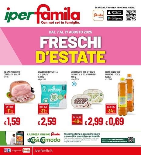 IperFamila - FRESCHI D'ESTATE