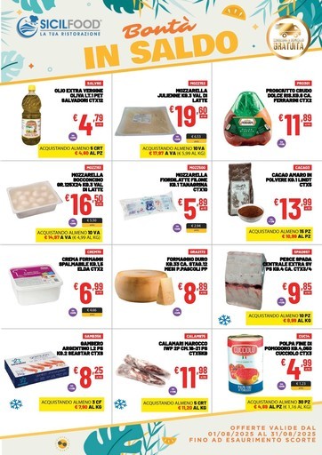 Volantino Sicil Food