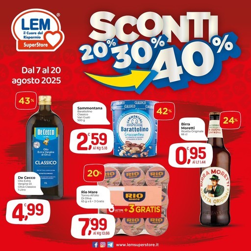 Volantino Lem SuperStore