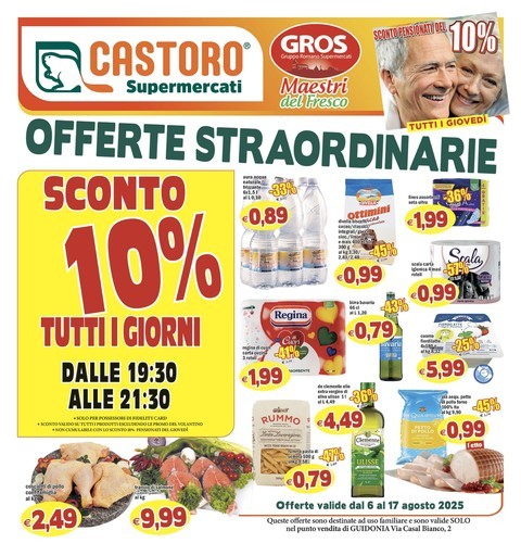 Volantino Il Castoro Supermercati