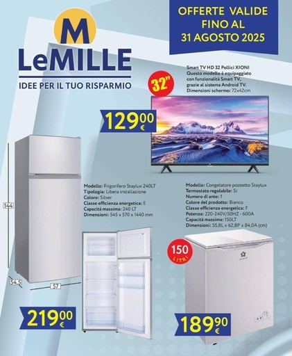 Volantino Le Mille