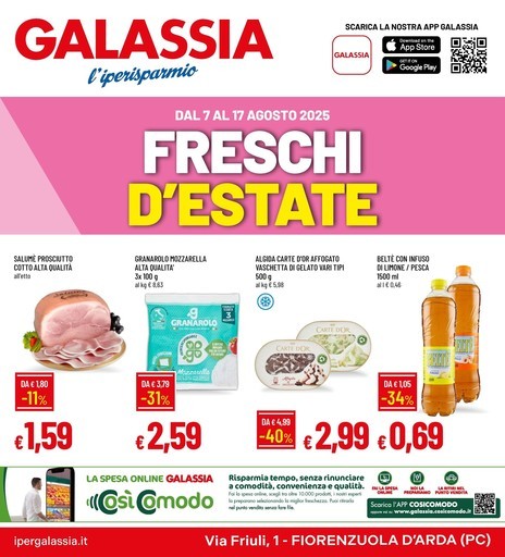 Volantino Galassia