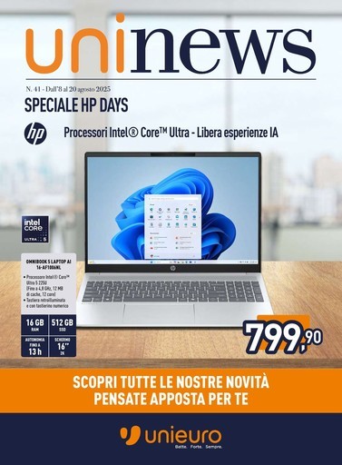 Volantino Unieuro