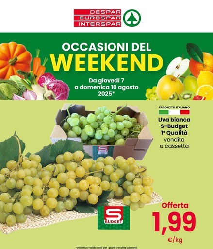 Interspar - Occasioni del weekend