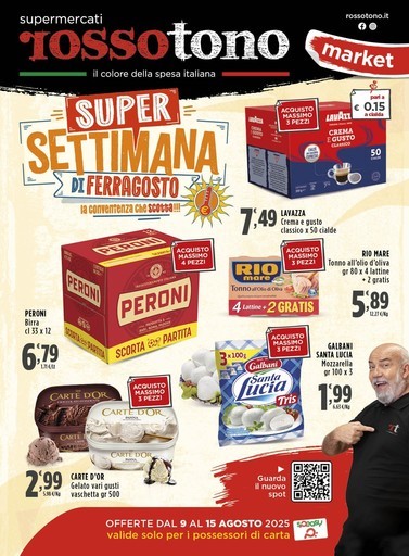 Volantino Supermercati Rossotono Market