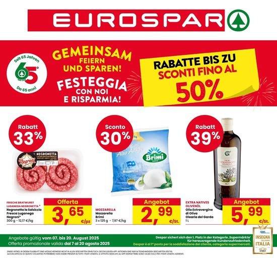 Volantino Eurospar