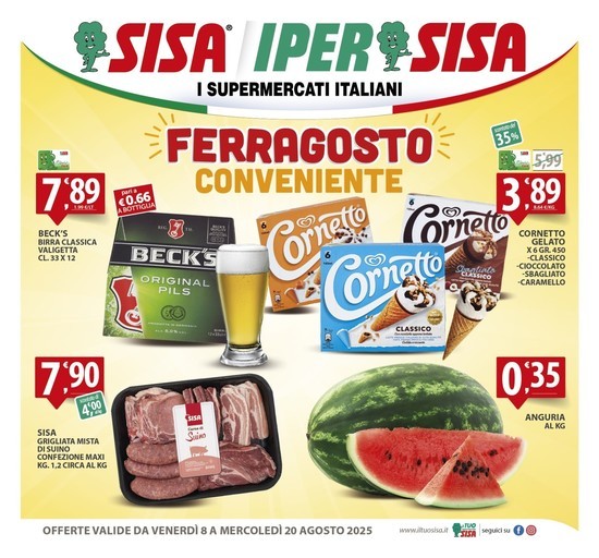 Sisa - Ferragosto conveniente