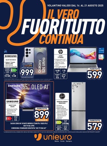 Volantino Unieuro
