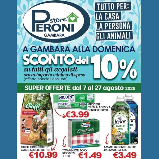 Volantino Supermercati Peroni