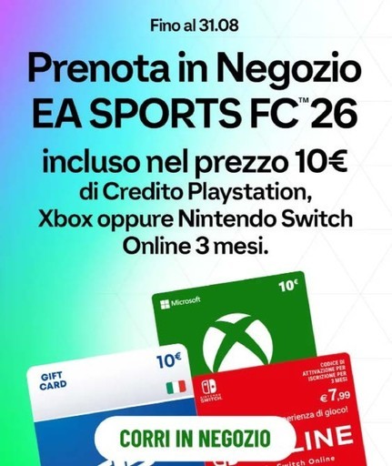 Volantino Gamestop