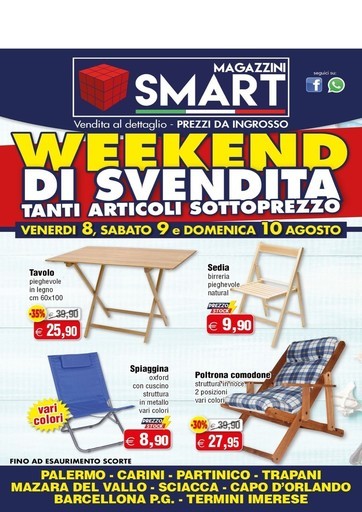 Magazzini Smart - Weekend di Svendita