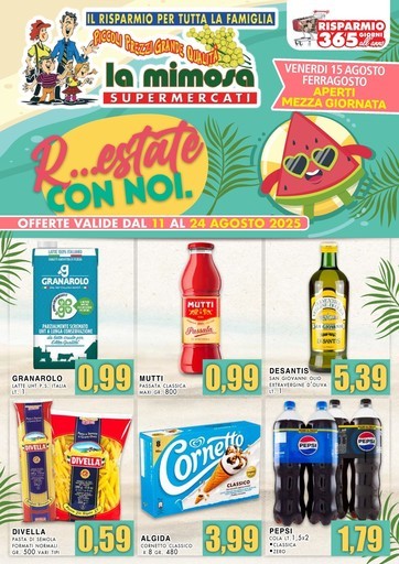 Volantino La Mimosa Supermercati