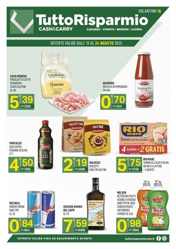 Volantino Tutto Risparmio Cash&Carry