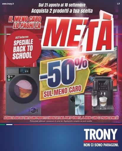 Trony - Il meno caro lo paghi la meta