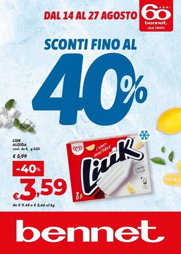 Bennet - Sconti Fino Al 40%