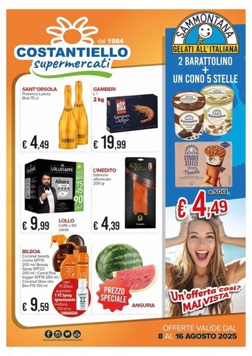 Volantino Costantiello supermercati