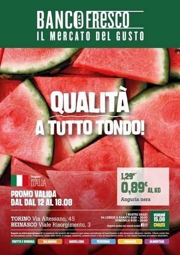 Volantino Banco Fresco