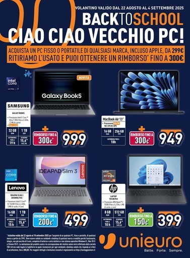 Volantino Unieuro