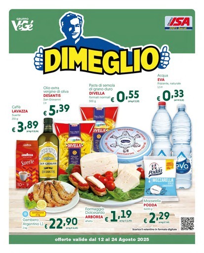 Dimeglio - Offerte valide dal 12 al 24 agosto 2025