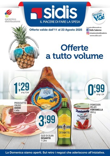 Sidis - Offerte a tutto volume