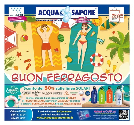 Volantino Acqua e Sapone