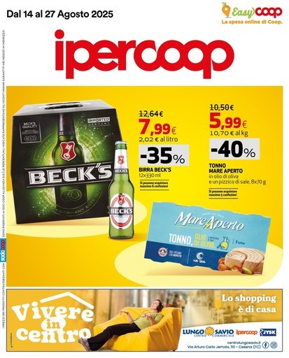 Ipercoop - Dal 14 al 27 Agosto 2025
