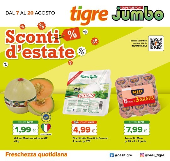 Volantino Tigre