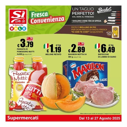 Volantino Si con te supermercati