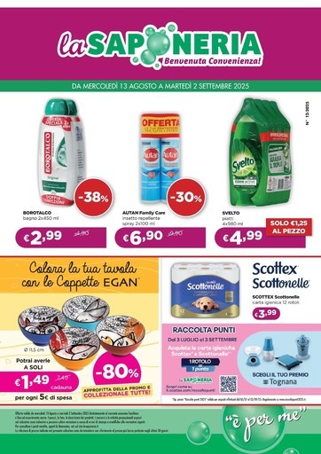 Volantino La Saponeria
