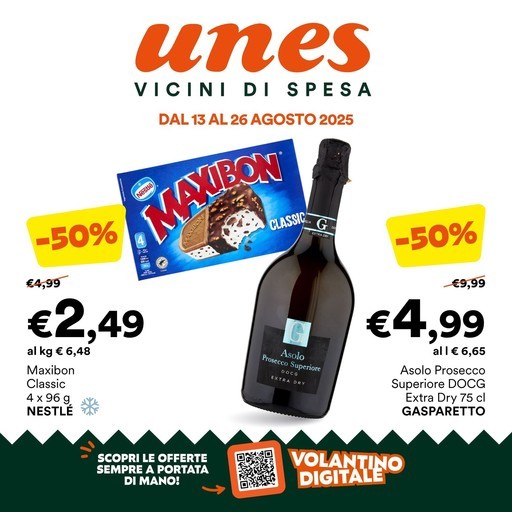Volantino Unes