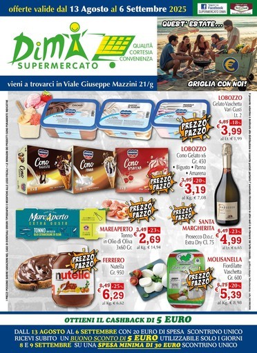 Volantino Supermercato Dima