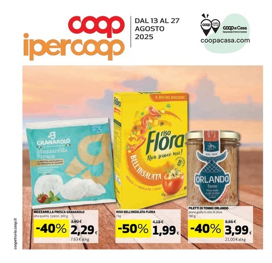 Coop - DAL 13 AL 27 AGOSTO 2025