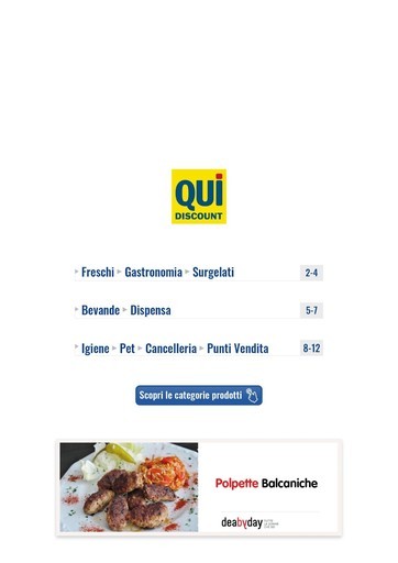 Volantino Qui Discount
