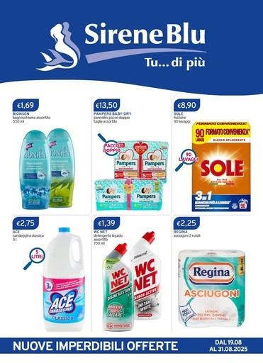 Volantino Sirene Blu