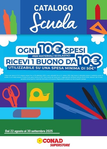 Conad Superstore - Catalogo scuola