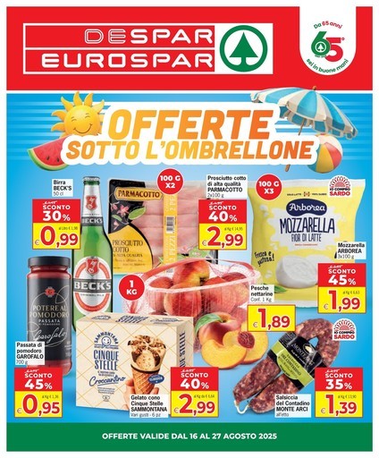 Eurospar - Offerte sotto l'ombrellone