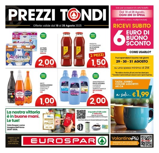 Eurospar - Prezzi tondi