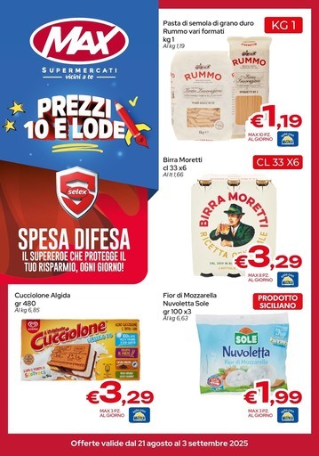 Volantino Max Supermercati