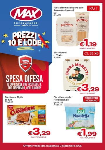Volantino Max Supermercati