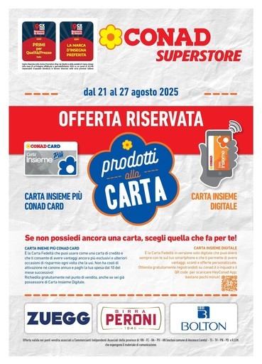 Conad Superstore - PRODOTTI ALLA CARTA